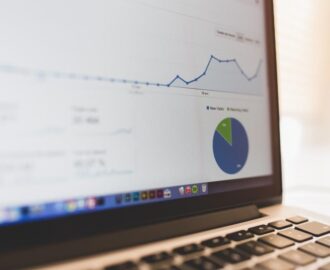 Analytics dashboard laptop