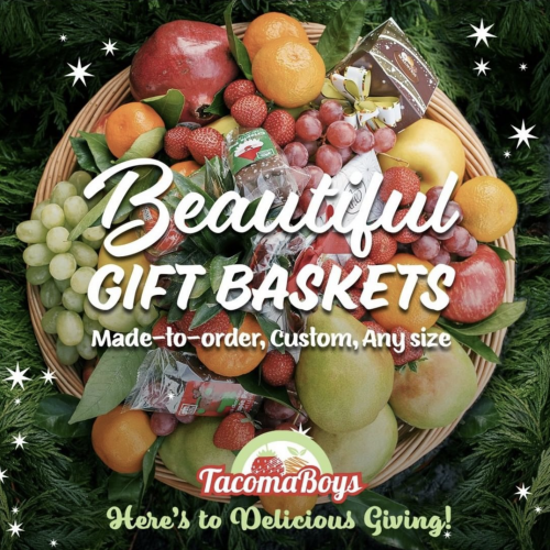 Gift Basket Christmas graphic design